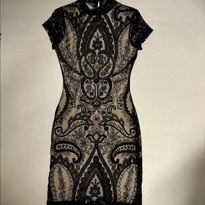 Liberty Love Elegant Black Lace Dress